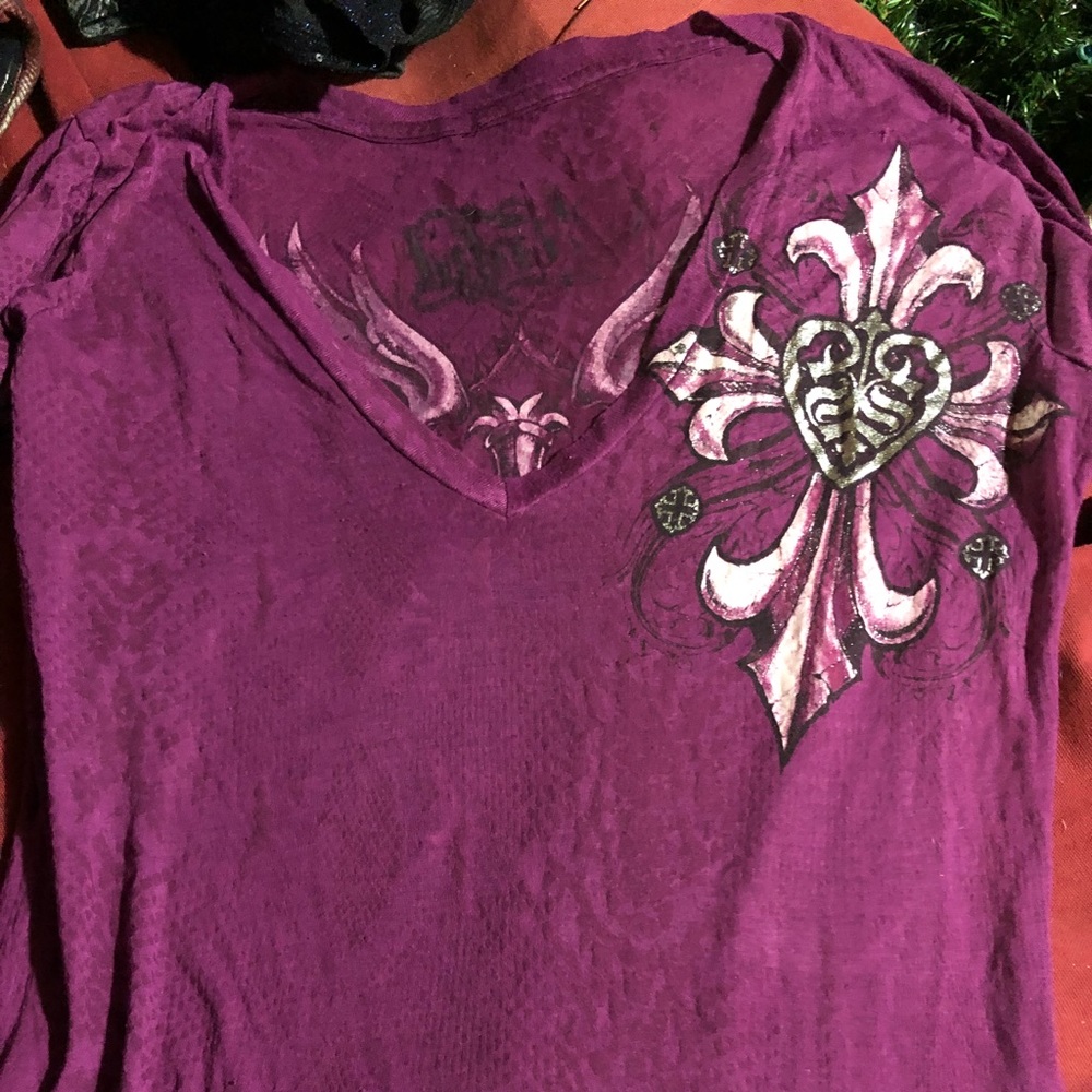 Sinful brand long sleeve shirt